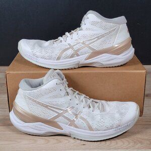 Asics Solution Speed FF MT Shoes Womens Size 12 White Almond Sneakers 1052A023